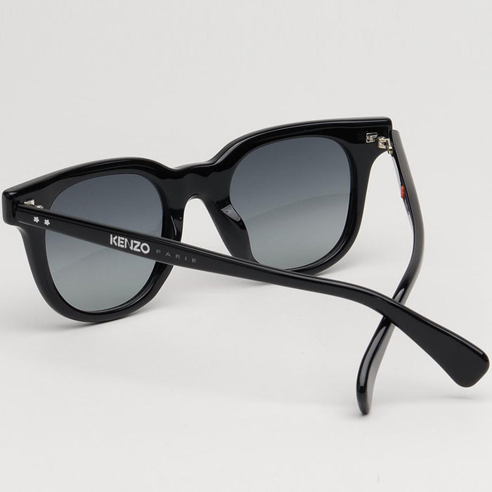KENZO Black Acetate Square Unisex Sunglasses KZ40167I 01B