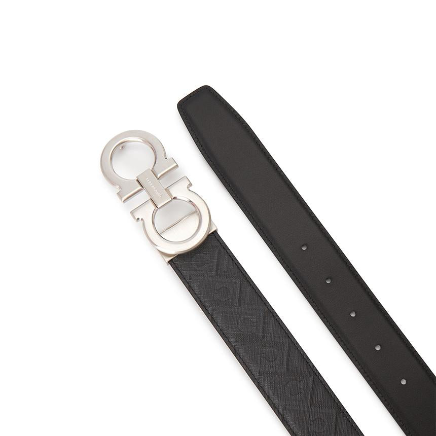 Ferragamo Gancini Reversible Men’s Belt Pre-Cut 679710 0780171