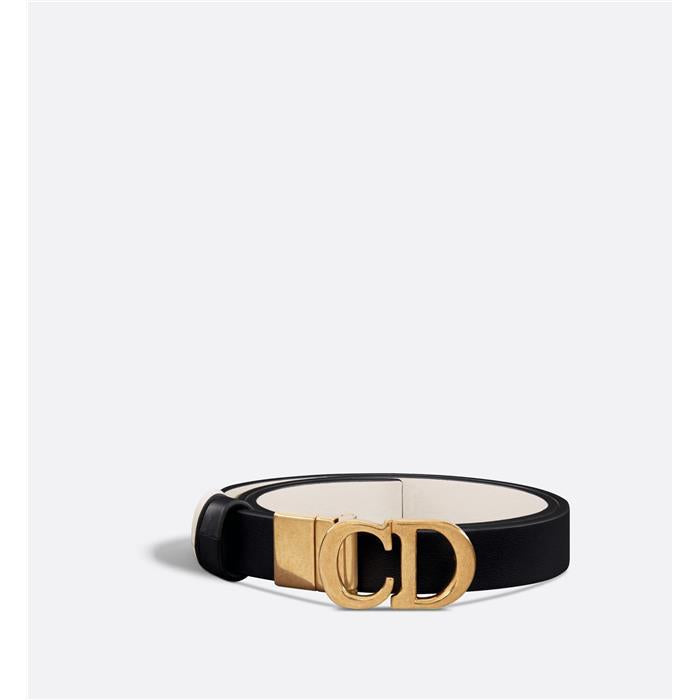 DIOR Reversible Leather Saddle Belt