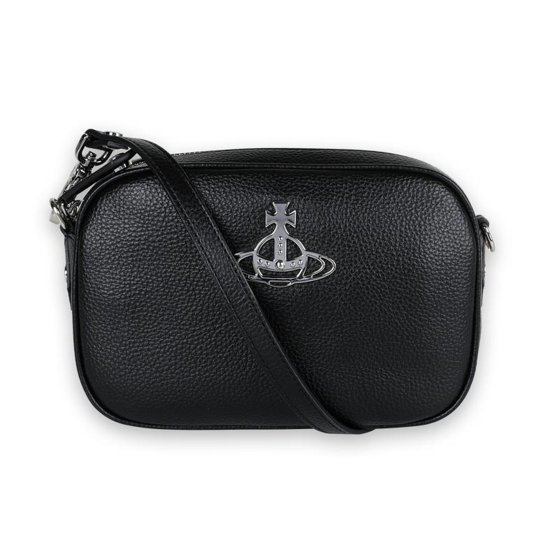 Vivienne Westwood Women’s Grain Anna Camera Bag Black Crossbo 48020003US000DN403