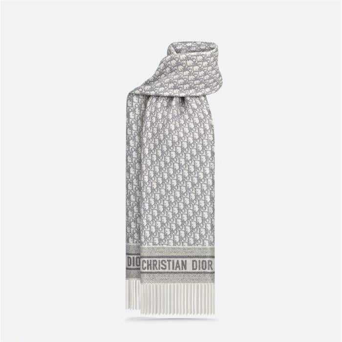 DIOR Oblique Cashmere Scarf Muffler 25CDO309I093 C810