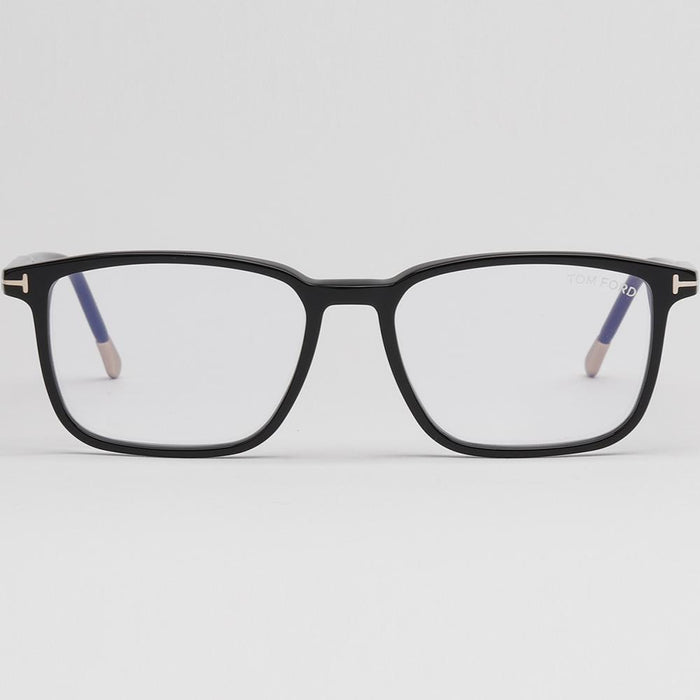 TOM FORD Blue Light Blocking Square Acetate Eyeglasses Unisex TF5607B 001