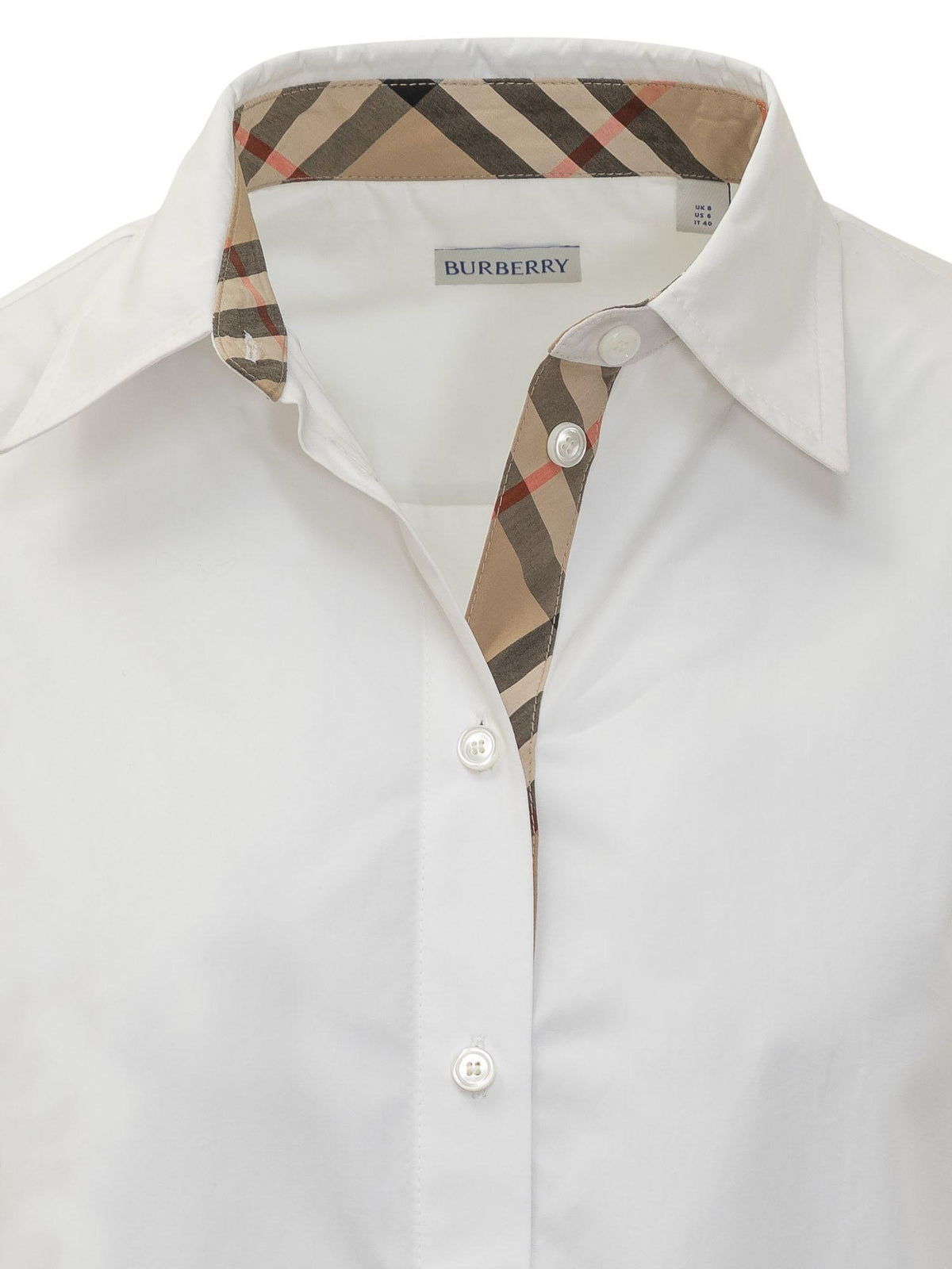 BURBERRY Long Sleeve Button-Up Shirt FW26 A1464