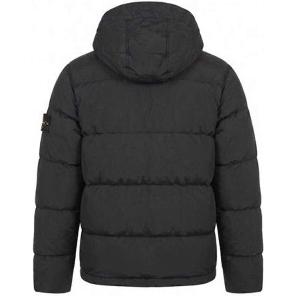 STONE ISLAND Nylon Metal Econyl Black Down Puffer Jacket