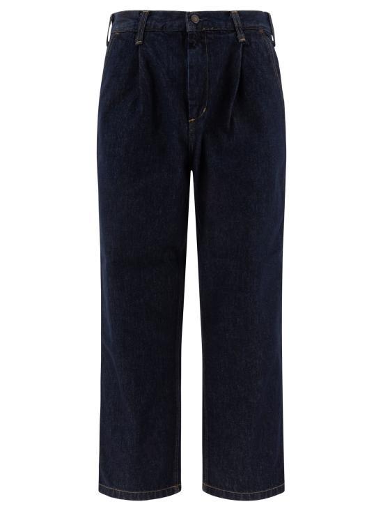 CARHARTT WIP Denim Jeans Men's Pants Navy Blue Straight Fi I034732 0102 BLUE DOM