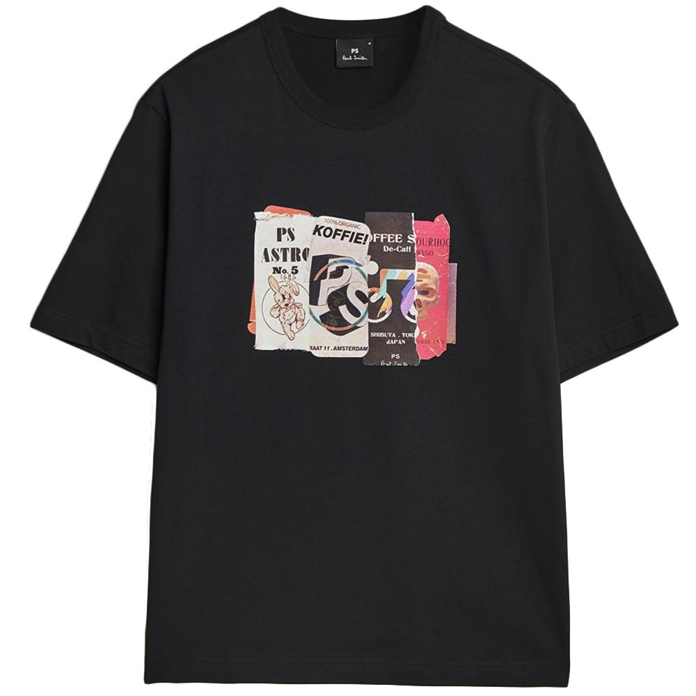 Paul Smith Cut and Paste T-Shirt Black M2R 220X PP5122 79