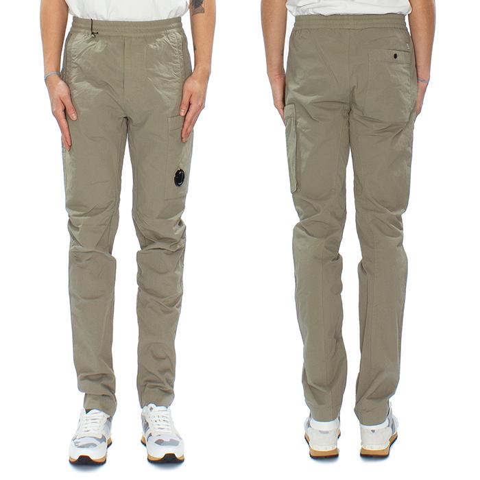 CP Company Diagonal Flat Nylon Cargo Pants Men Green