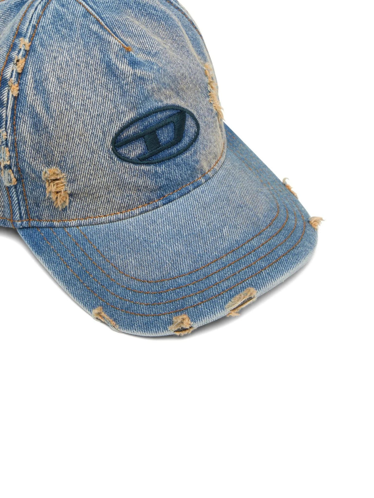 DIESEL Black Cotton Baseball Cap