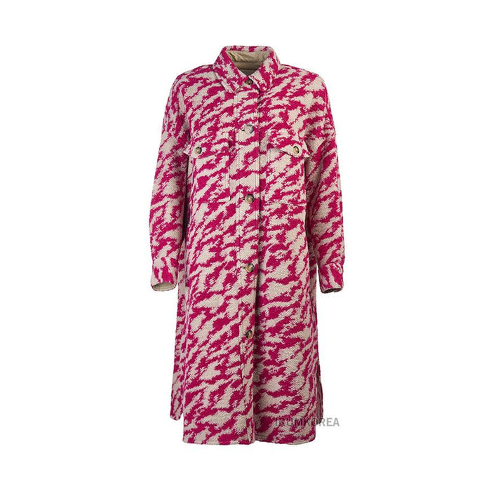Isabel Marant Women’s Zebra Print Long Coat