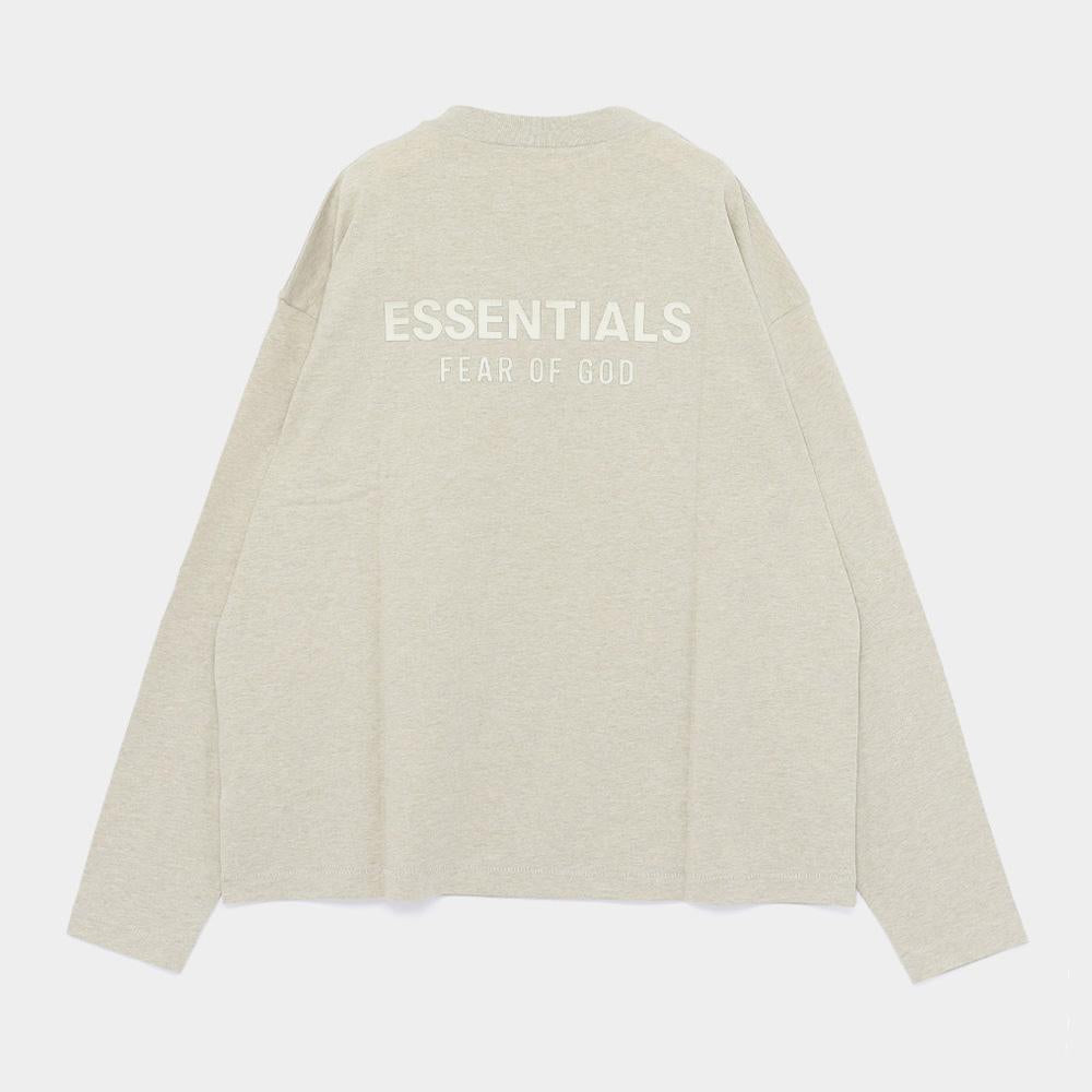 Fear of God Essentials Center Patch Logo Classic Fit Long Sleeve T- 125SP254202F