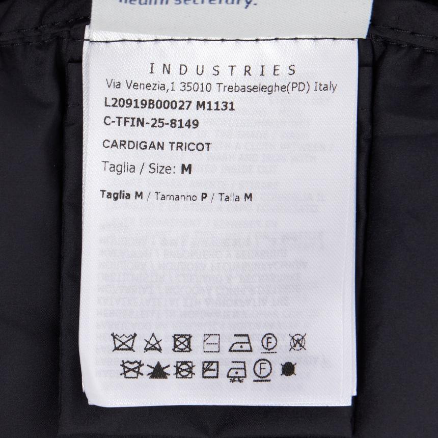 Moncler Men’s Padded Zip-Up Knit Cardigan Navy