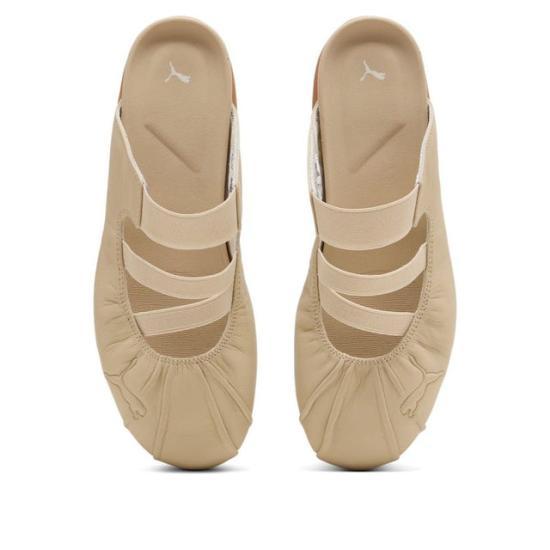PUMA White Leather Low-Top Sneakers for Women
