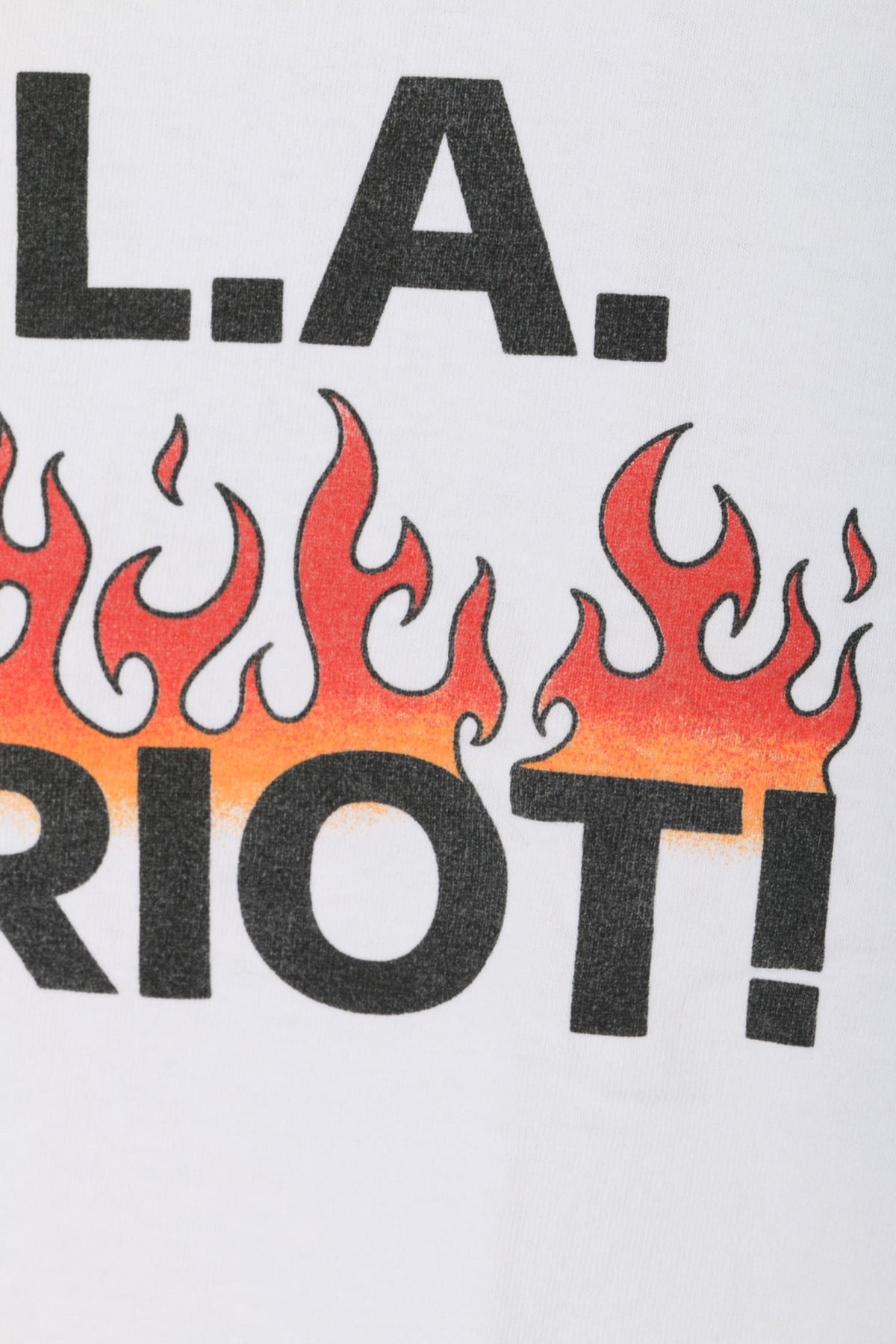 GALLERY DEPT. LA Riot White Graphic T-Shirt Unisex LRS 10012 WHTE