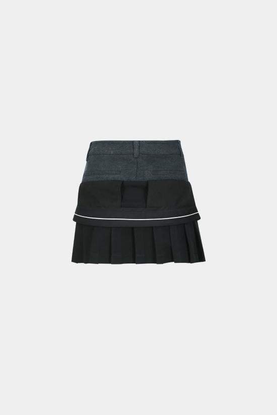 Andersson Bell Black Mini Skirt for Women apa844w BLACK DOM