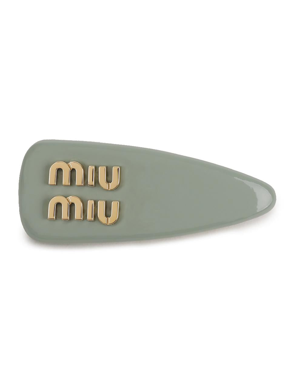 Miu Miu Patent Leather Hair Clip 5IF092 069 F0035