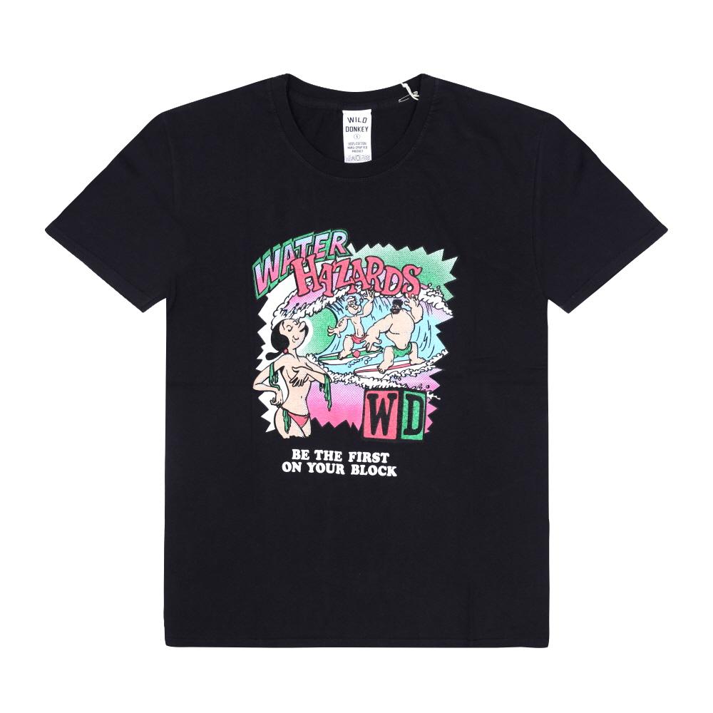 Wild Donkey Black Short Sleeve THAZARD Hazard T-Shirt