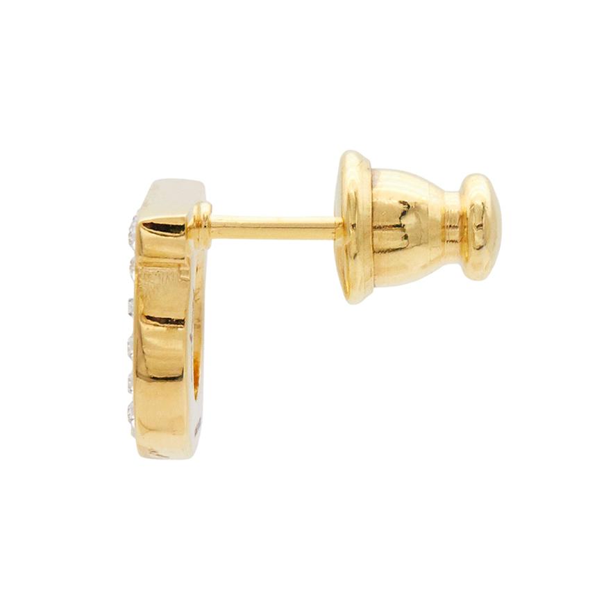 Ferragamo Gancini Crystal Small Women's Earrings 0123 001 0696576