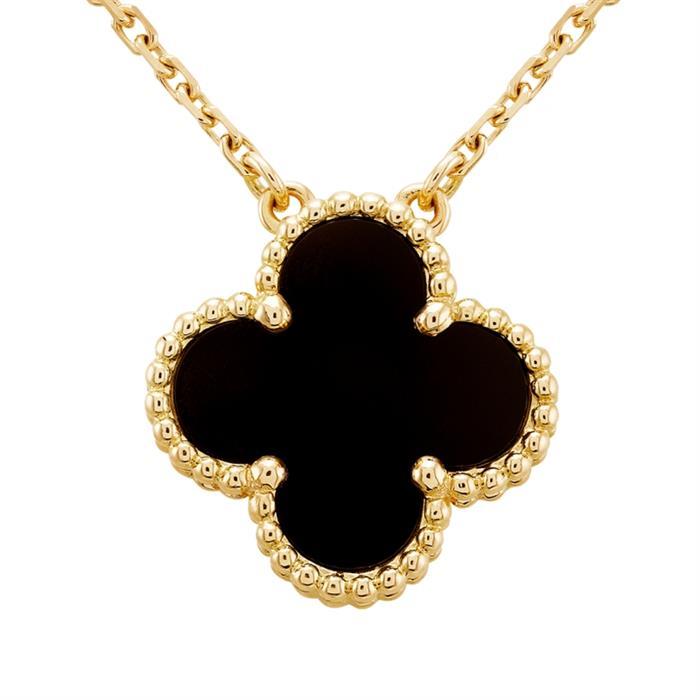 Van Cleef & Arpels Vintage Alhambra Pendant Necklace Gold