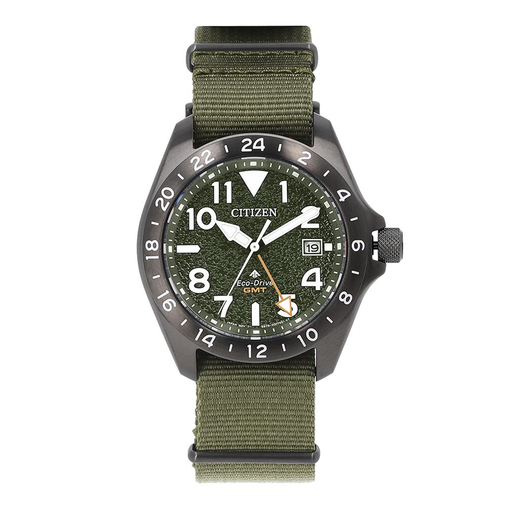 CITIZEN Promaster BJ7155-05X Nato Band Rubber Men’s Watch BJ7155 05X