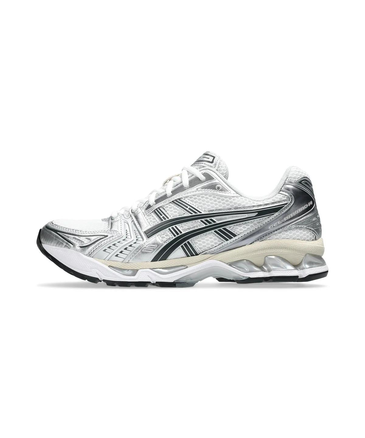 Asics GEL-Kayano 14 White Black Silver Low Top Sneakers 1203A537 110