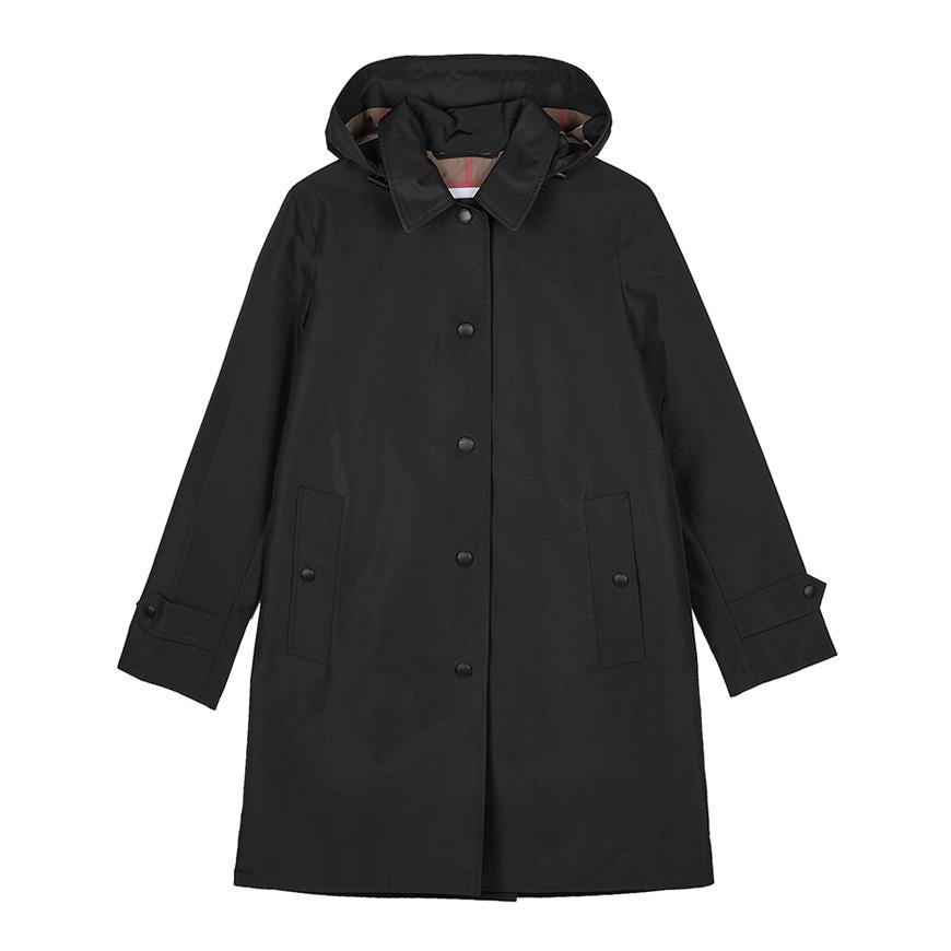 BURBERRY Oxcclose Hooded Trench Coat Women A1189