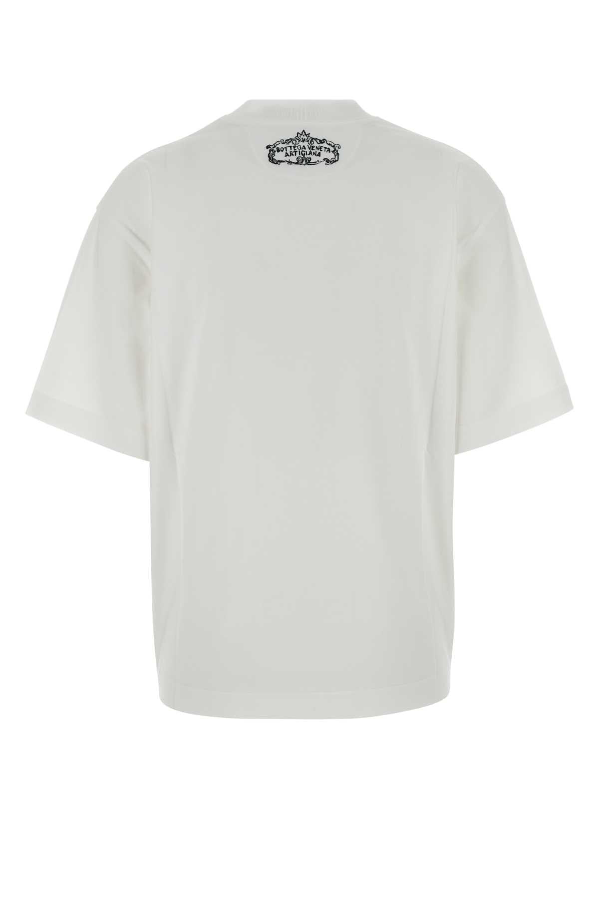 Bottega Veneta Black Cotton Short Sleeve T-Shirt