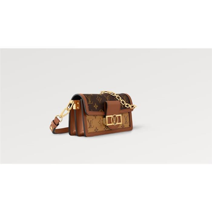 Louis Vuitton Dauphine East-West Leather Shoulder Bag