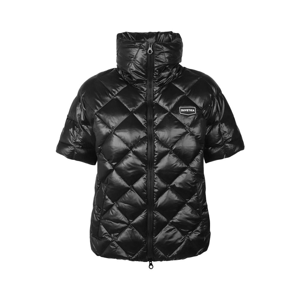 Duvetica SERAPIDE Black Half Sleeve Puffer Jacket