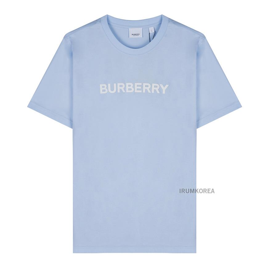 BURBERRY Logo Print Cotton T-Shirt Brown Women