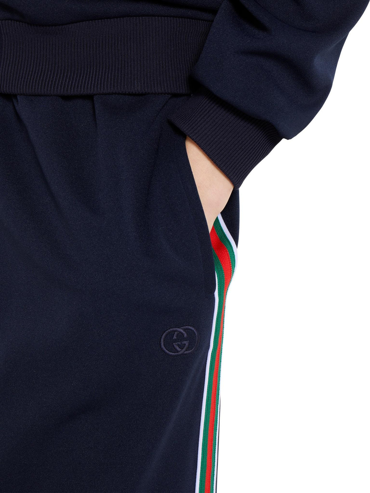 GUCCI Blue Wool Classic Trousers Women’s Pants