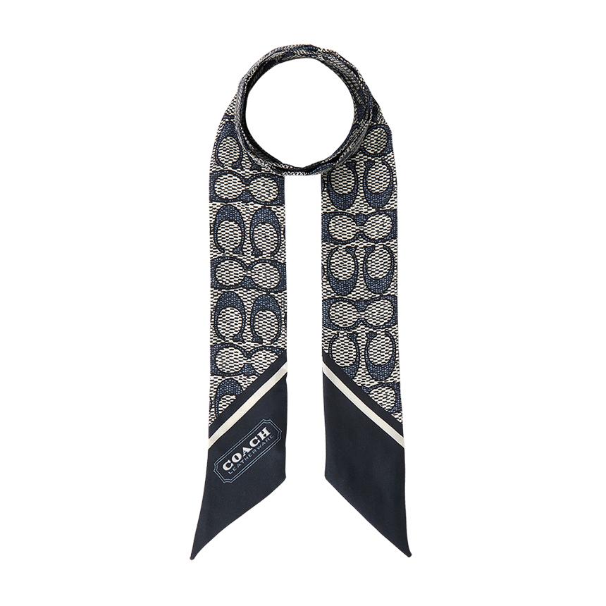 Coach Signature Women’s Silk Skinny Scarf C2783 DWP
