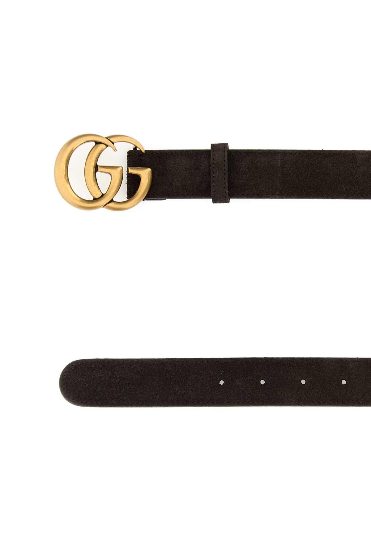 GUCCI Brown Leather Belt for Men