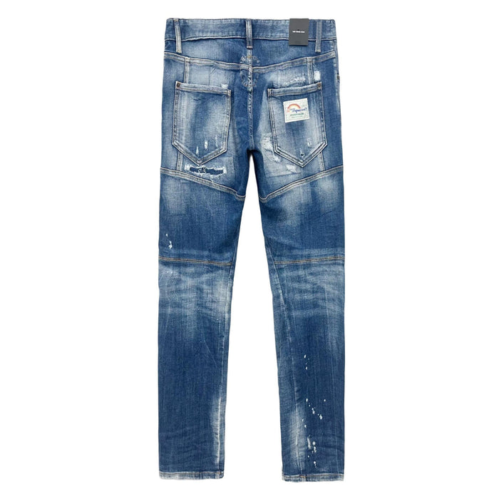 Dsquared2 Tidy Biker Jeans Denim Pants for Men S74LB1438