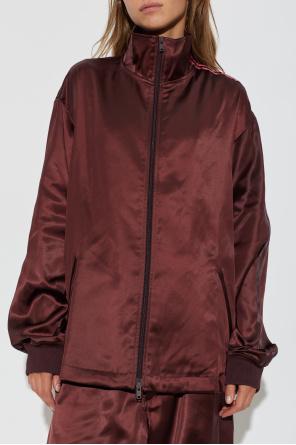 Y-3 Black Zip Jacket for Men KW9618 NIGHT RED DOM