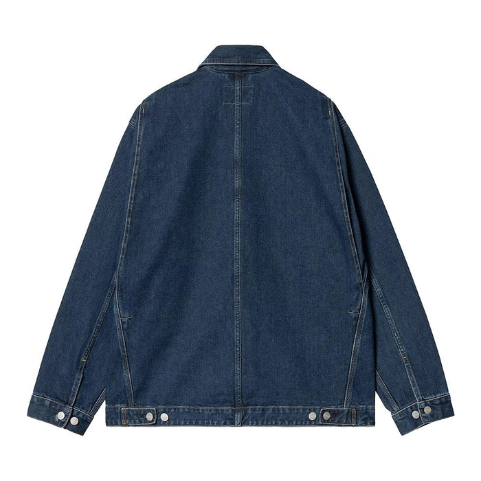 Carhartt OG Double Front Denim Jacket Blue Stone Washed I034866 01 06
