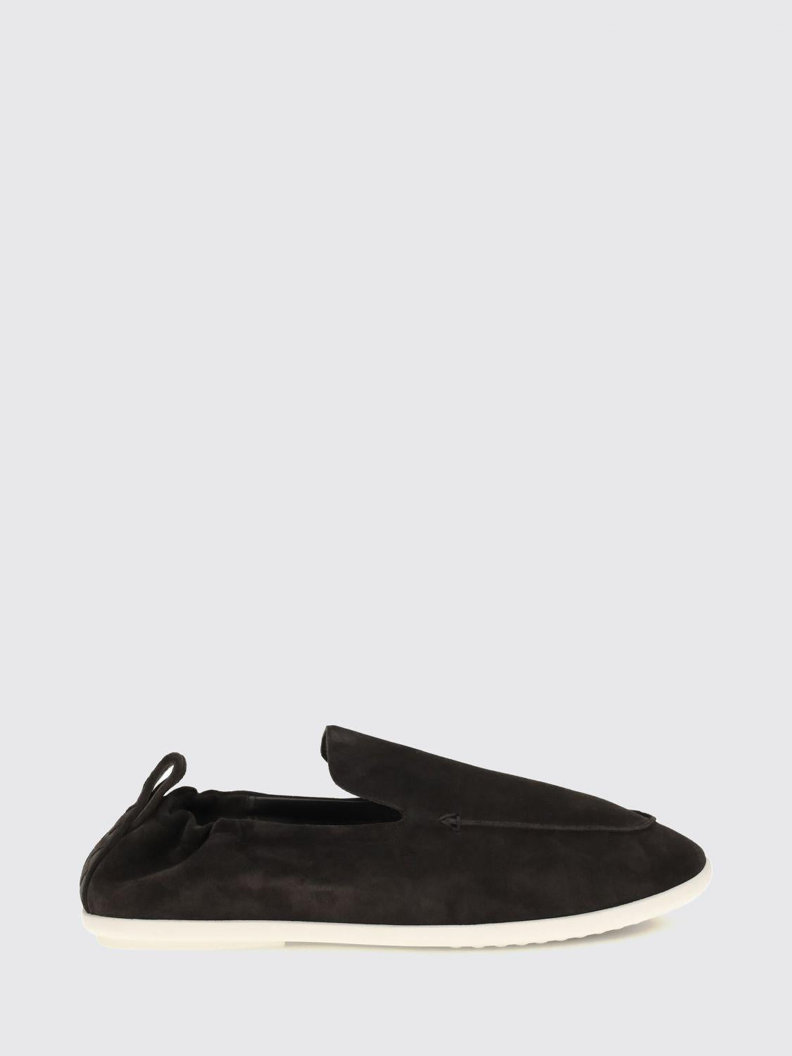 Bottega Veneta Brown Leather Slip-On Loafers for Men