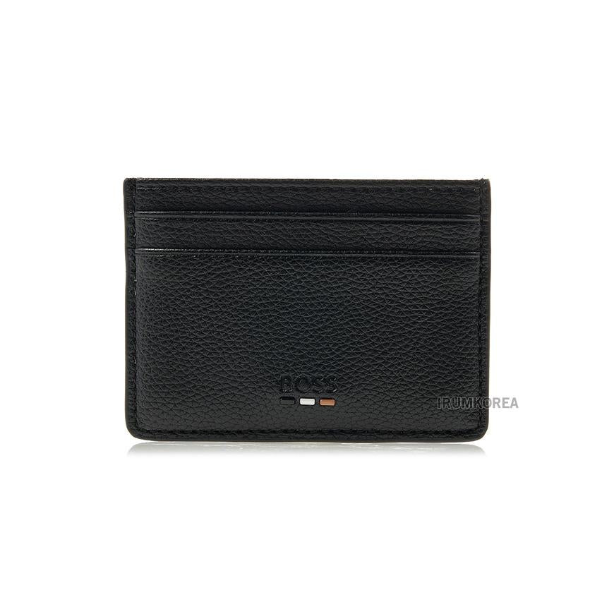 HUGO BOSS Men’s Leather Card Holder Wallet 50536513 001