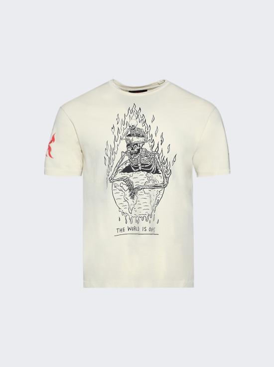 GALLERY DEPT. ARCHIVAL WHITE Short Sleeve T-Shirt for Men