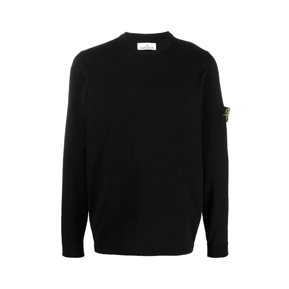 STONE ISLAND Men’s Regular Fit Crewneck Knit Sweater Ivory