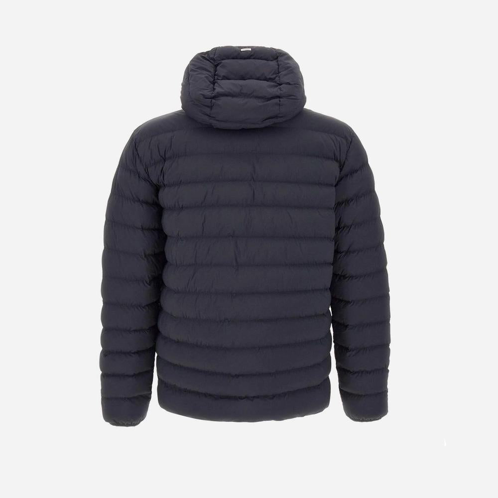 Herno Men’s Packable Hooded Lightweight Down Jacket Black