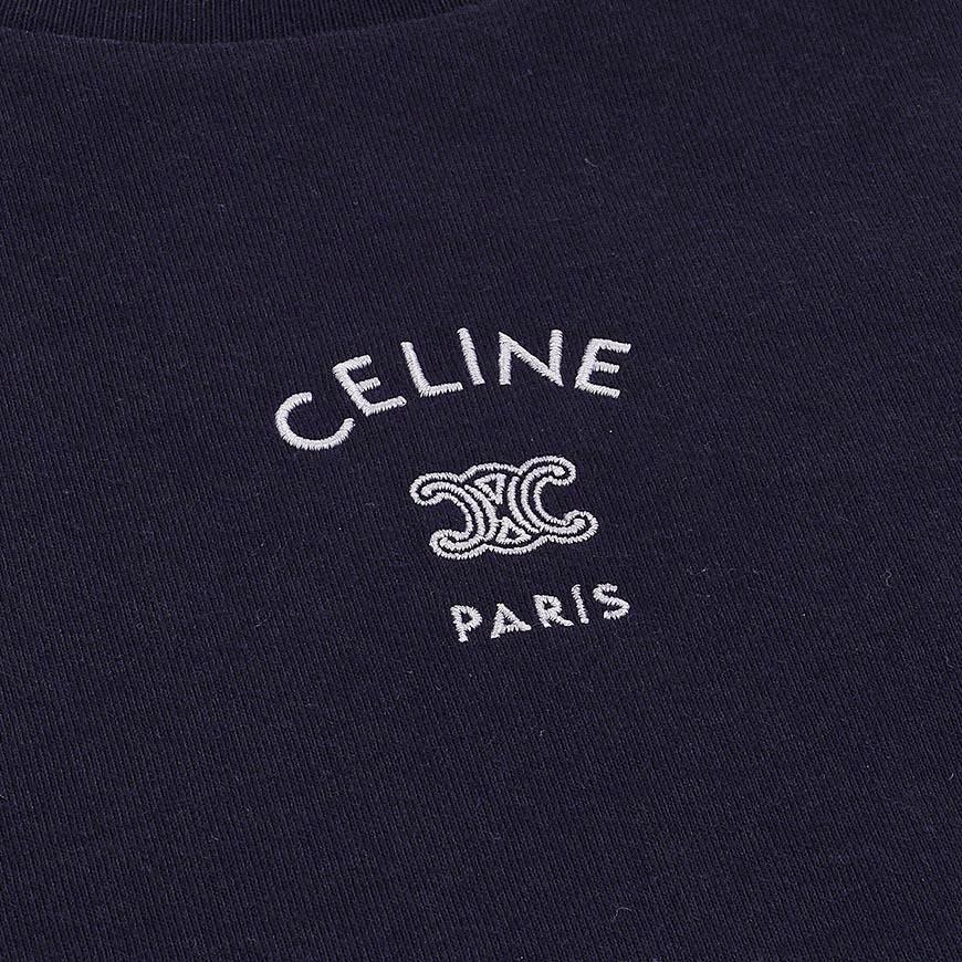 CELINE Women’s Cotton Jersey Loose T-Shirt