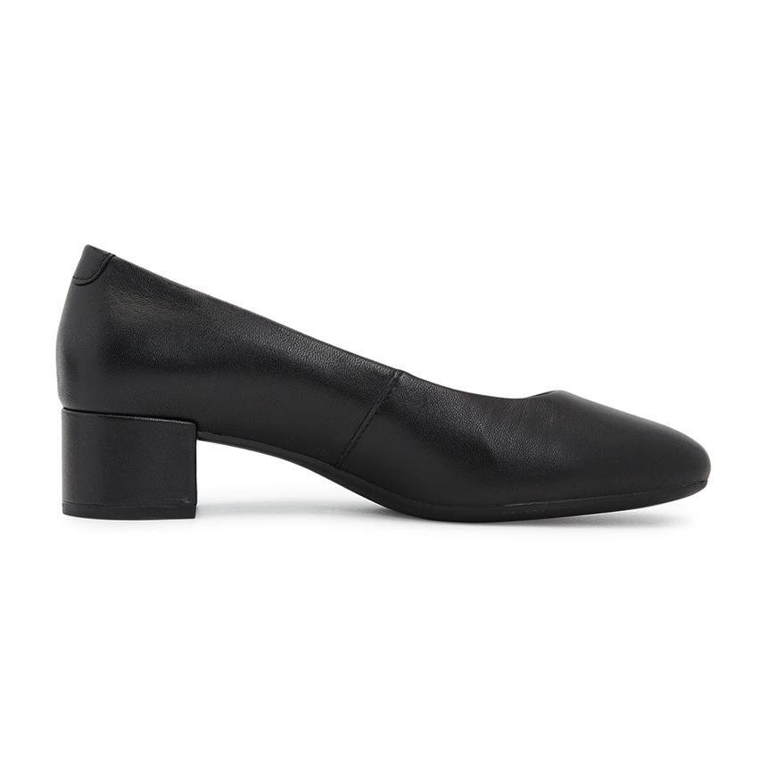 ecco Leather Pointed-Toe Pumps Black Women’s