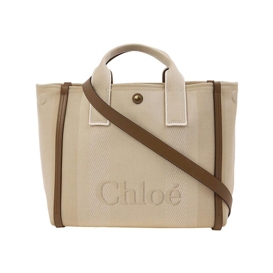 Chloe Women’s Cary Tote Bag Leather Beige