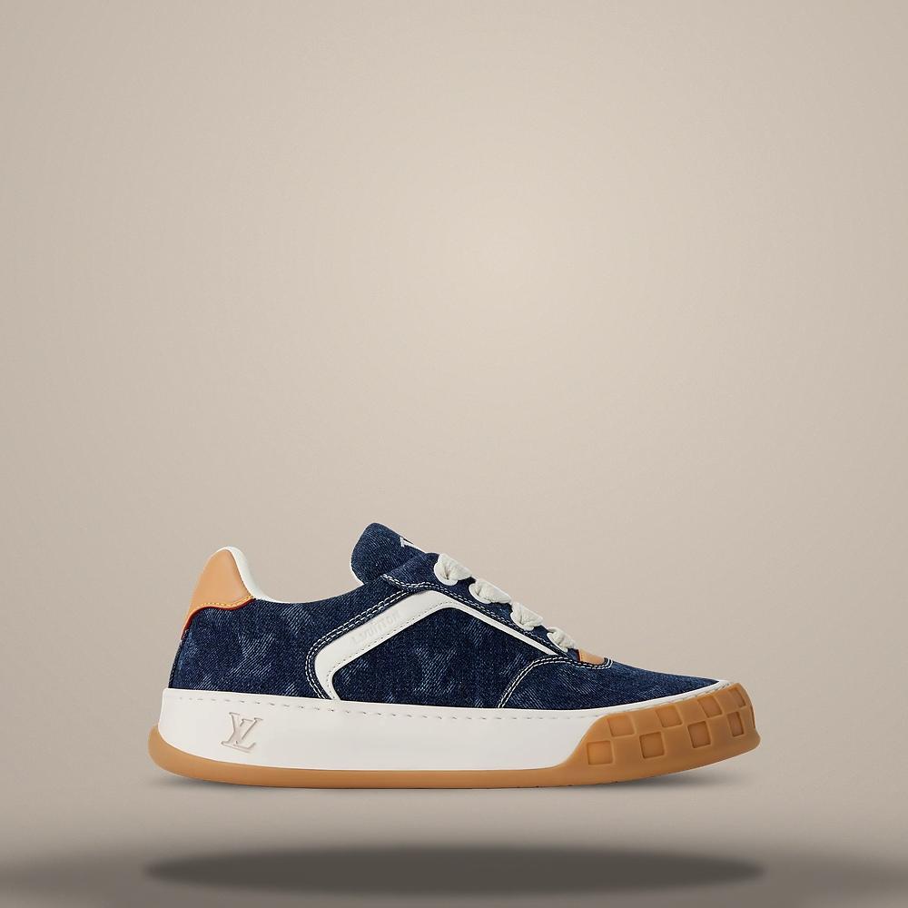 Louis Vuitton Blue LV Tilted Low-Top Sneakers 1AKN68