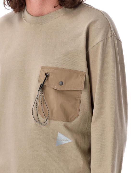 and wander L Beige Long Sleeve Sweatshirt 574428 4166043