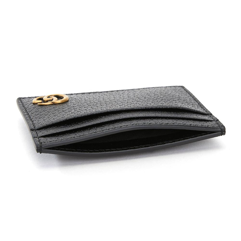GUCCI GG Marmont Leather Card Holder Unisex 436022 DJ20T 1000