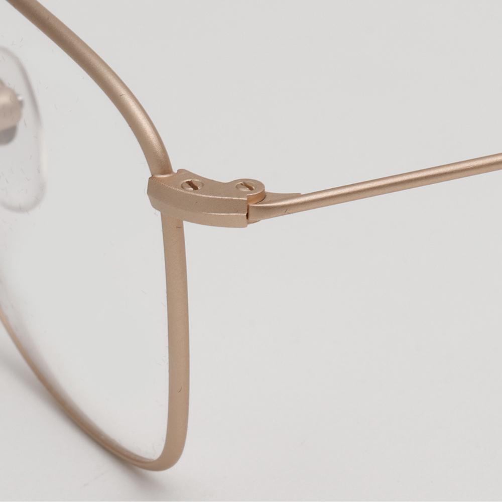 Retrosuperfuture Ultralight Gold Metal Frame Eyeglasses NUMERO 50 OROBIANCO 3IH