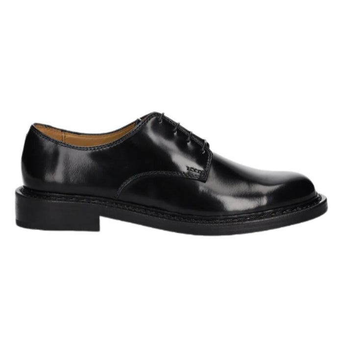 OUR LEGACY Black Leather Uniform Parade Derby Shoes for Men