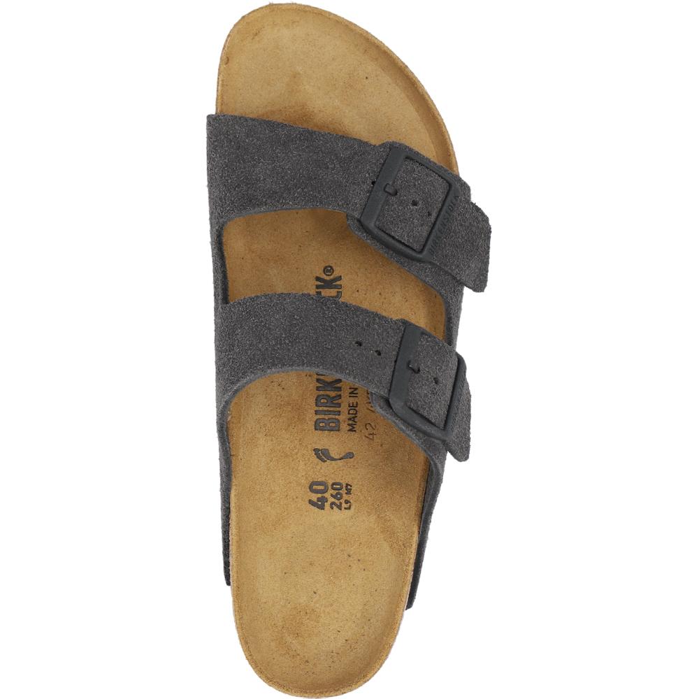 Birkenstock Arizona Narrow Fit Sandals Velvet Grey