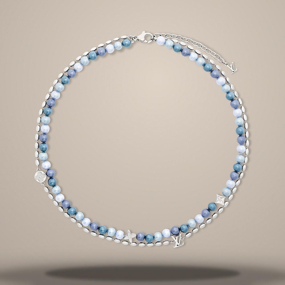 Louis Vuitton Pearls Fusion Necklace 46cm